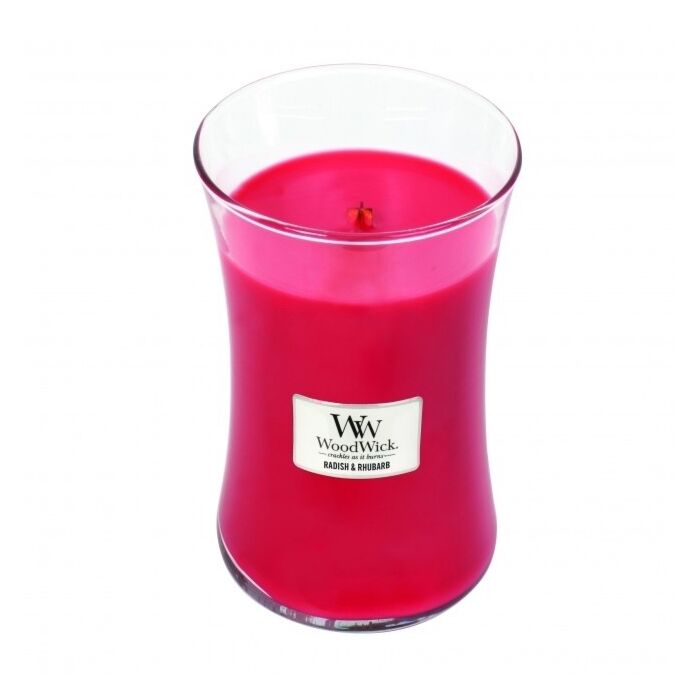WoodWick® Large Jar Candle - Radish & Rhubarb-1